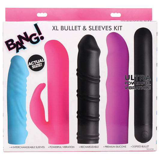 Bang! 4 in 1 XL 3-Speed Bullet and Sleeve Kit