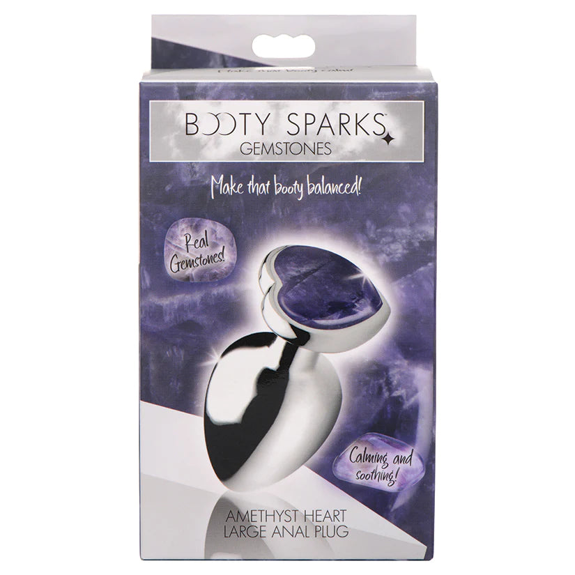 Booty Sparks Gemstones Amethyst Heart