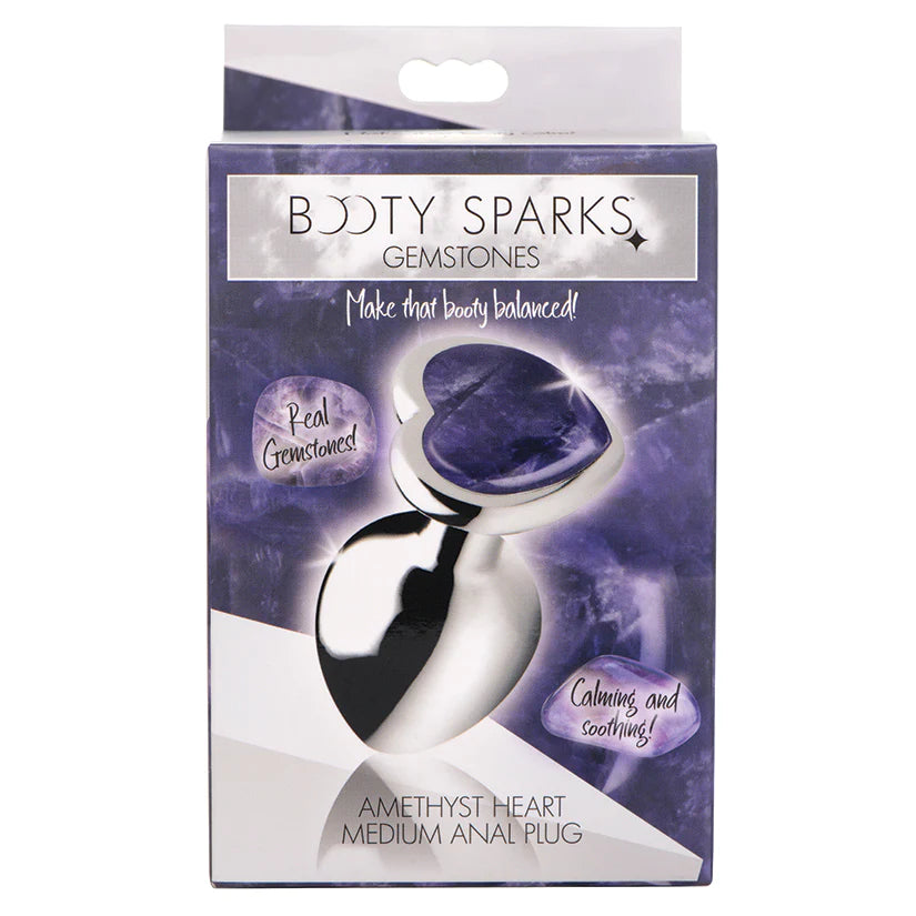 Booty Sparks Gemstones Amethyst Heart