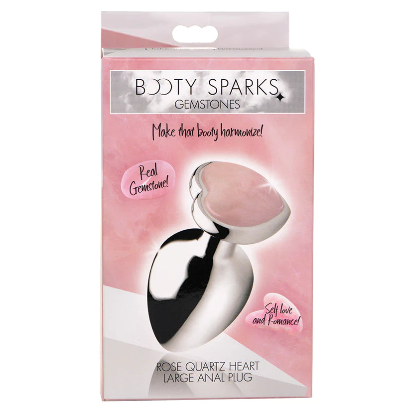 Booty Sparks Gemstones Rose Quartz Heart