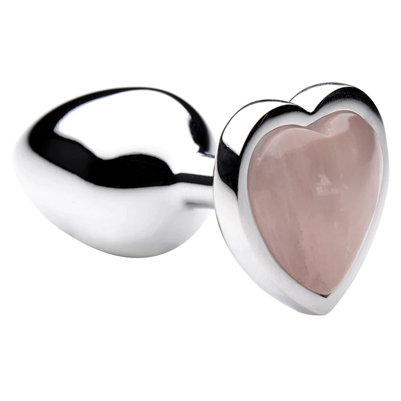 Booty Sparks Gemstones Rose Quartz Heart