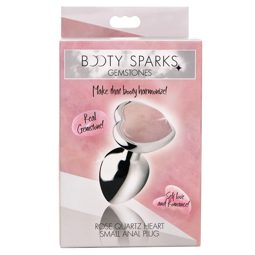 Booty Sparks Gemstones Rose Quartz Heart