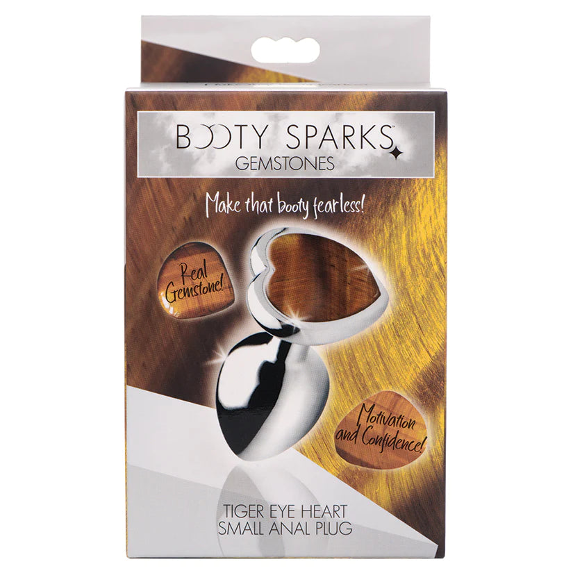 Booty Sparks Gemstones Tiger Eye Heart