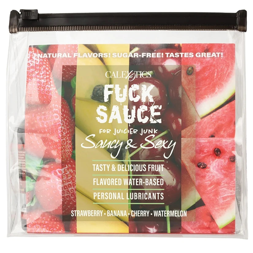 Fuck Sauce Water-Based Lubricant Variety 4 Pack 2oz