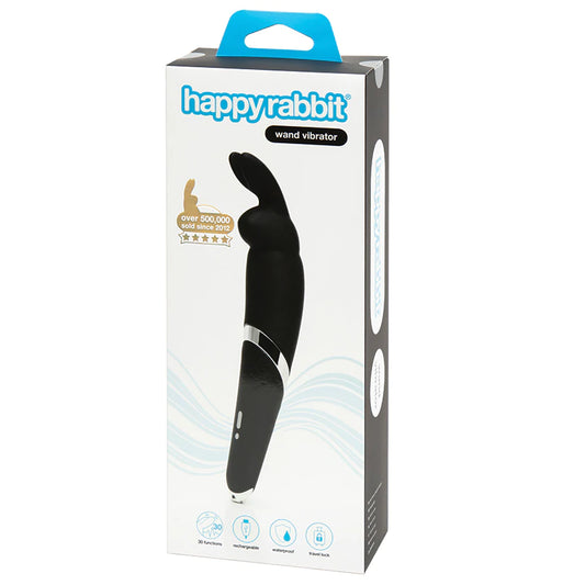 Happy Rabbit Wand Vibrator- Black