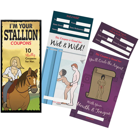I'm Your Stallion Coupons-10 Pack