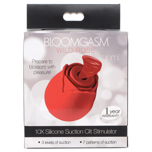 Inmi Bloomgasm Wild Rose 10x Clitoral Stimulator