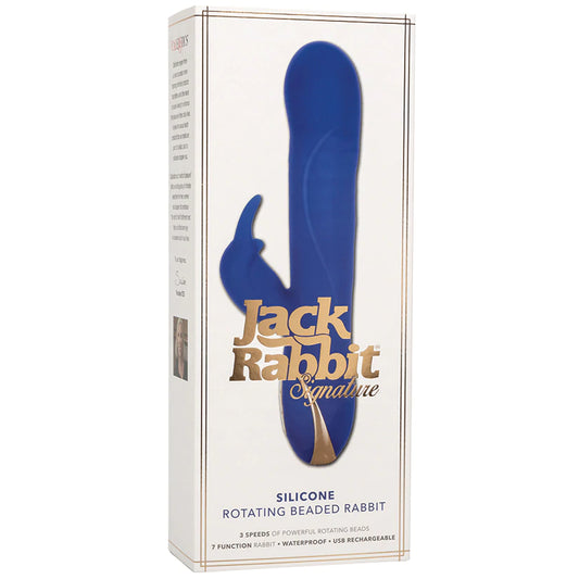 Jack Rabbit Signature Silicone Rotating Beaded Rabbit 9"