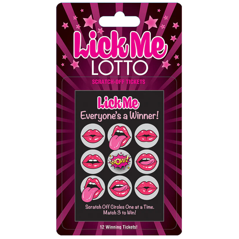 Lick Me Lotto Scratch Off Tickets-12 Pack