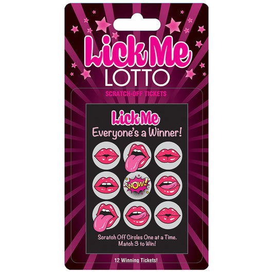 Lick Me Lotto Scratch Off Tickets-12 Pack