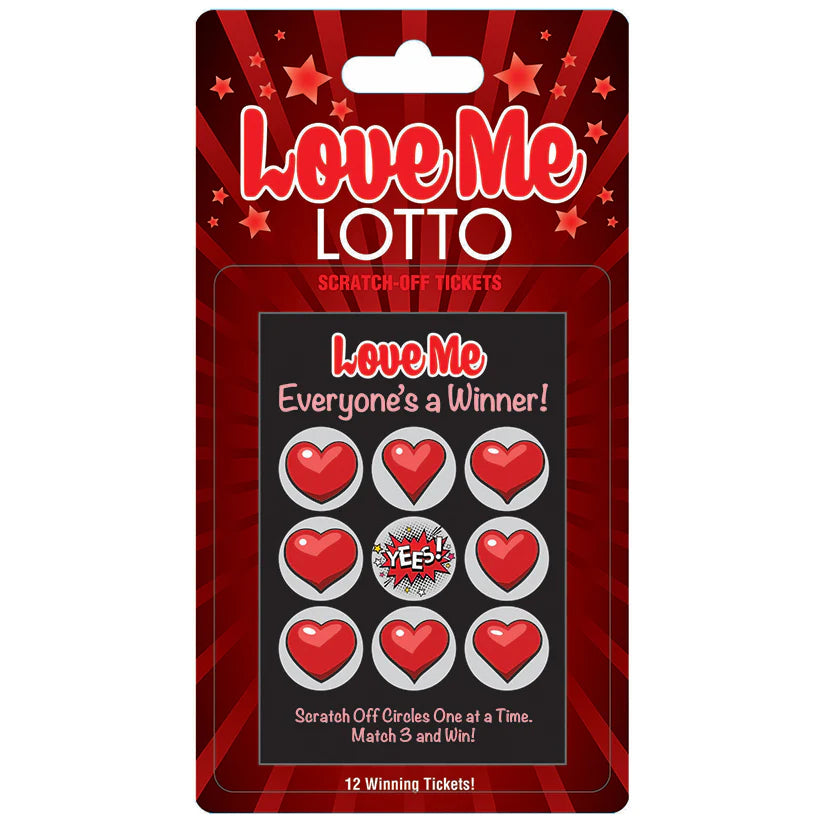 Love Me Lotto Scratch Off Tickets-12 Pack