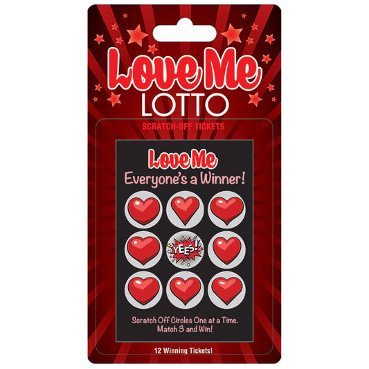 Love Me Lotto Scratch Off Tickets-12 Pack