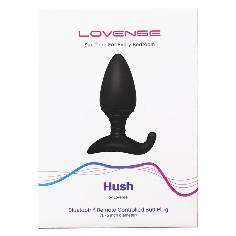 Lovense Hush Bluetooth Remote Controlled Butt Plug 1.5"
