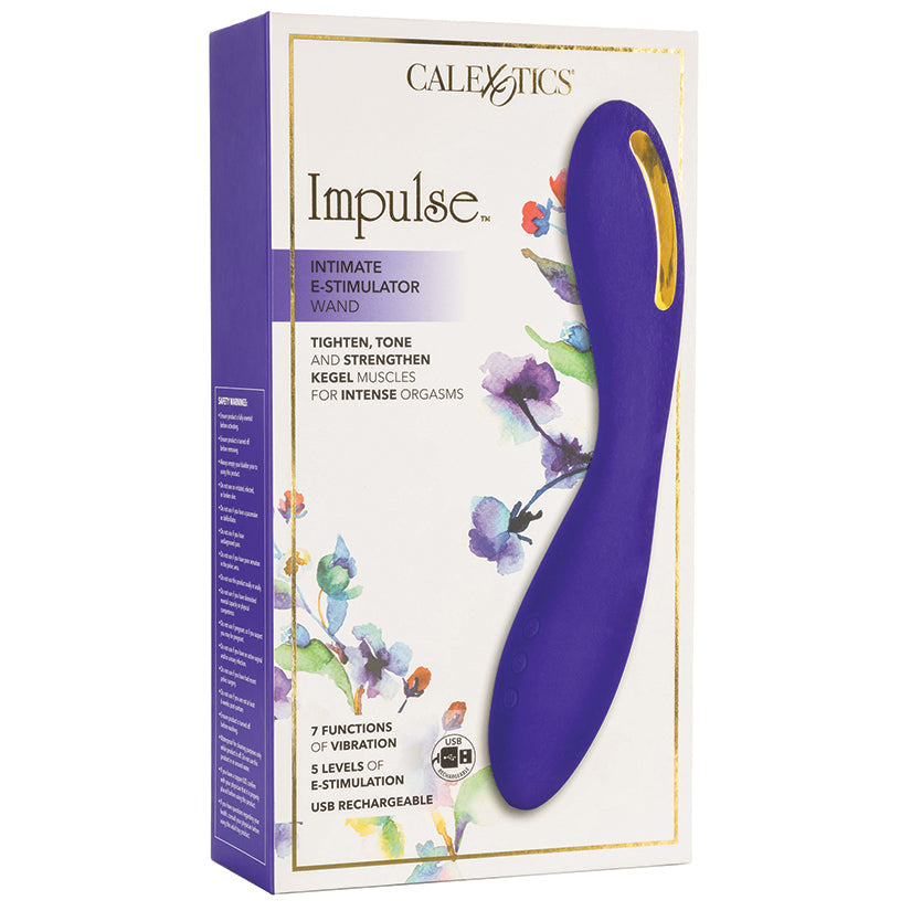 Impulse Intimate E-Stimulator Wand-Purple 8.5"