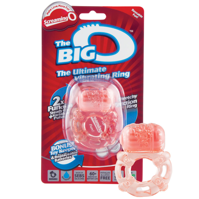 The Big O- Multi- Speed Vibrating Ring- ORANGE