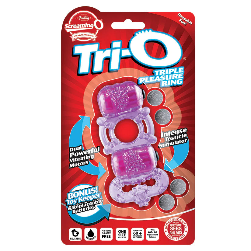 Screaming O Tri-O Triple Pleasure Ring