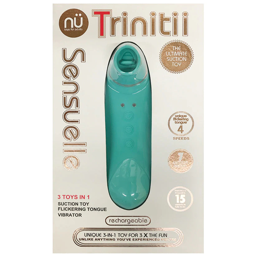 Sensuelle Trinitii 3-in-1 Suction Tongue