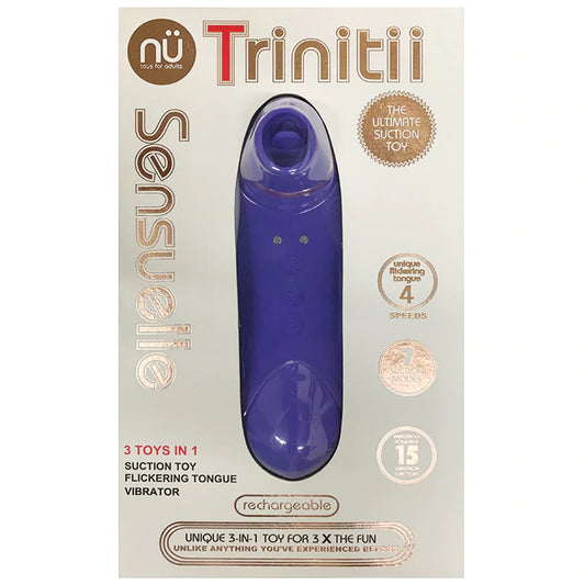 Sensuelle Trinitii 3-in-1 Suction Tongue