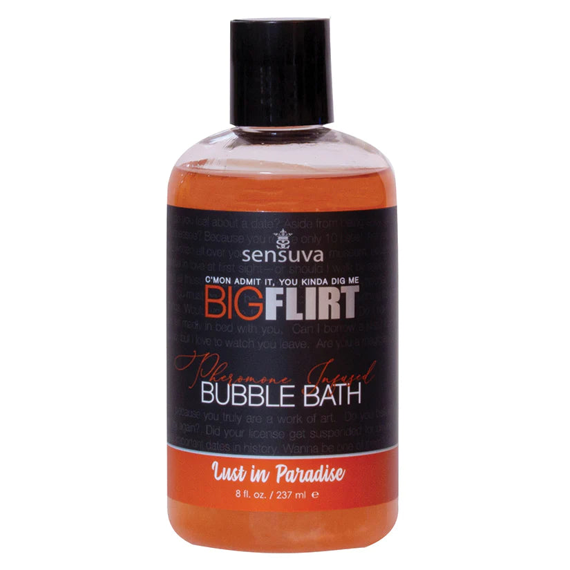 Sensuva Big Flirt Pheromone Bubble Bath-8oz