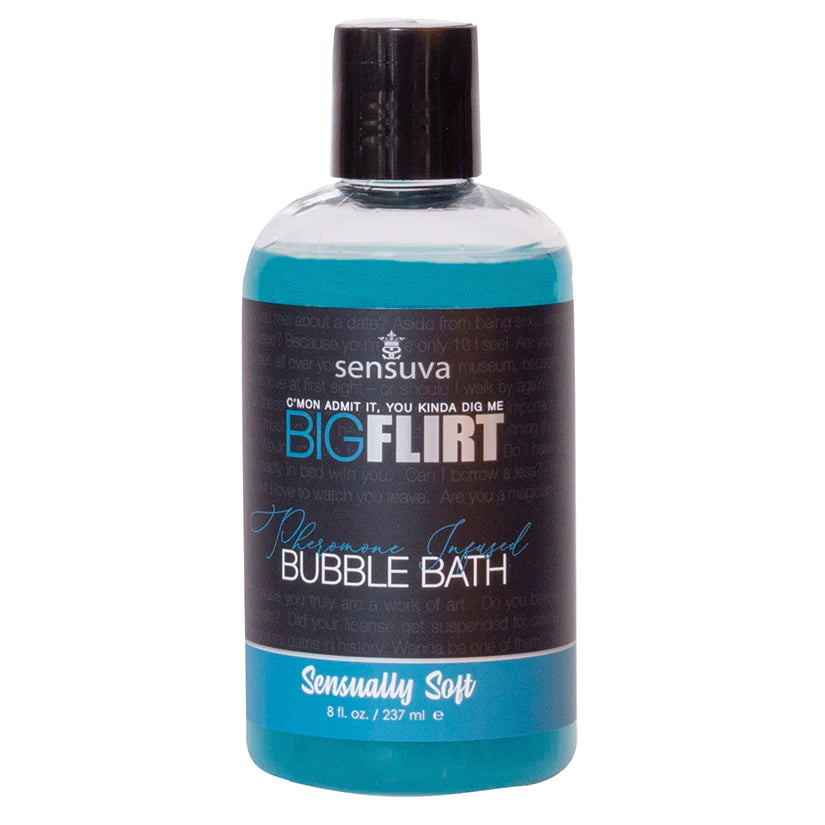 Sensuva Big Flirt Pheromone Bubble Bath-8oz
