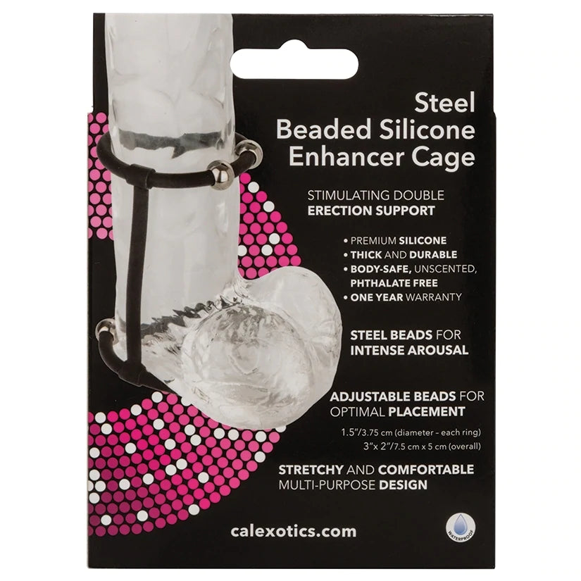 Steel Beaded Silicone Enhancer Cage