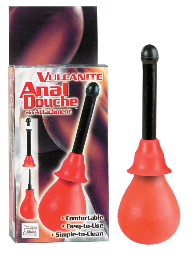 Vulcanite Anal Douche With Attachment